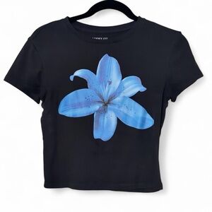 Lucky Brand Black Cotton Top